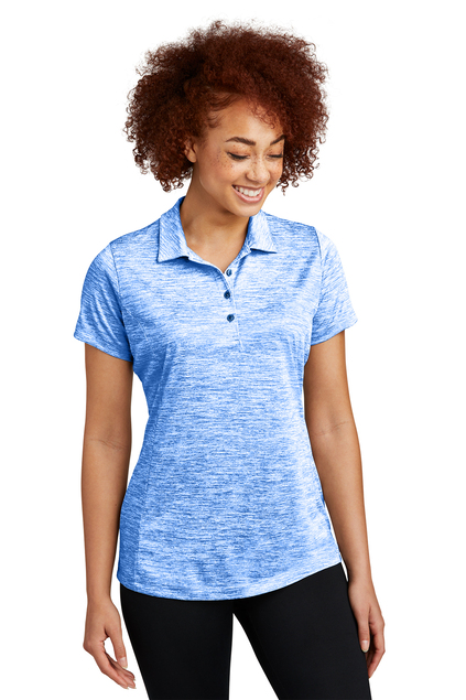 Ladies PosiCharge Electric Heather Polo, Embroidery, Screen Printing, Pensacola, Logo Masters International
