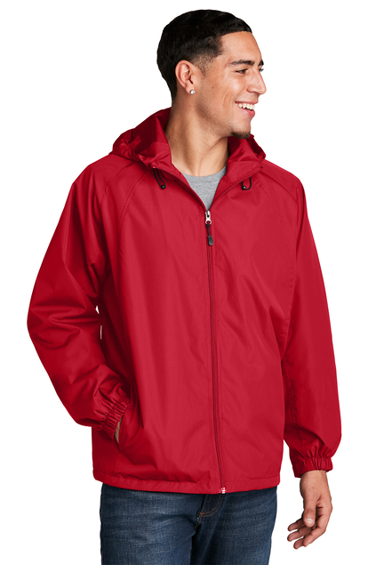 Sport-Tek Men's Hooded Raglan Jacket 