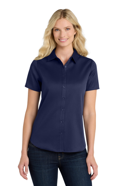 Port Authority Women's Short Sleeve SuperPro React Twill Shirt