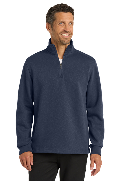 Port Authority Men's Slub Fleece 1/4-Zip Pullover