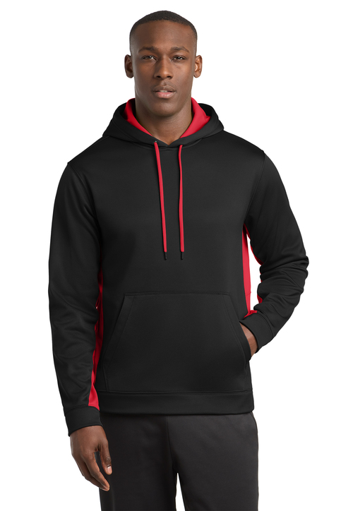 Sport-Tek Sport-Wick Performance Colorblock Pullover Hoodie