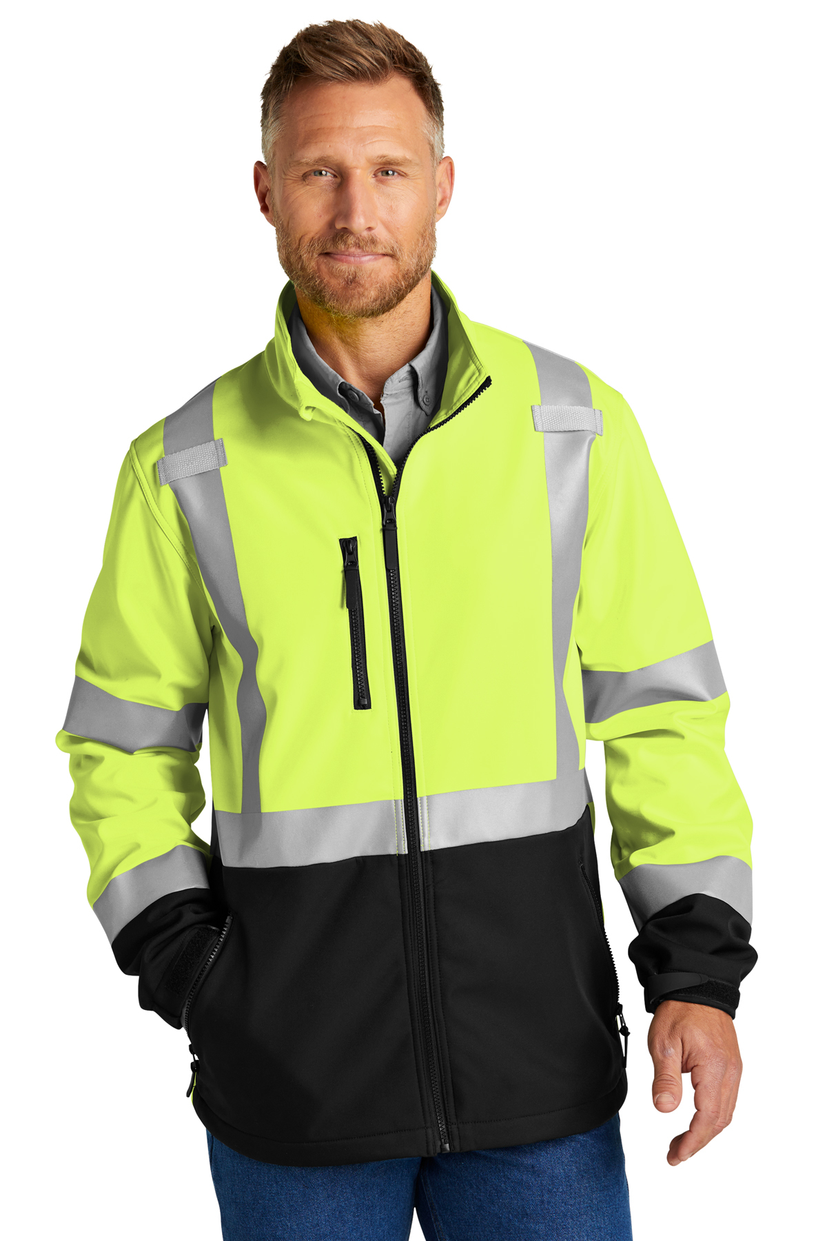 CornerStone Soft Shell Jacket ANSI 107 Class 3