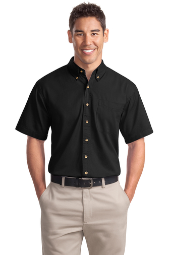Port Authority Men's Embroidered Short Sleeve Twill Shirt