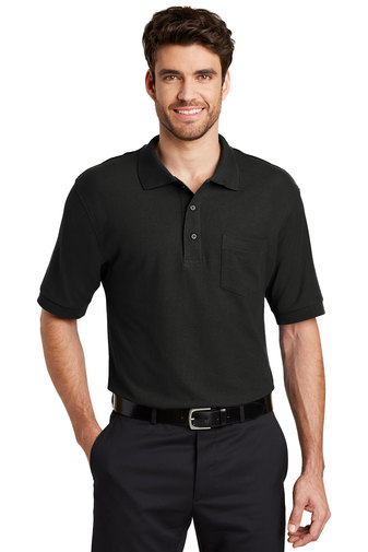 Port Authority Men's Tall Silk Touch Polo with Pocket