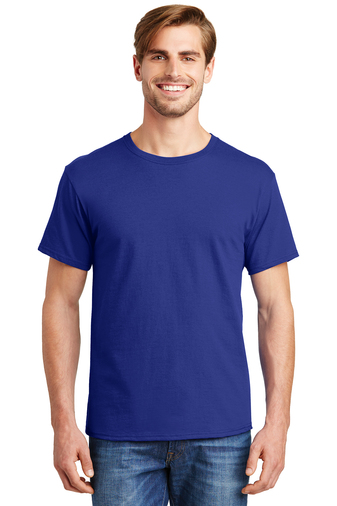 Hanes Adult Screen Printed 6.0 oz. 100% Cotton Tagless T-shirt