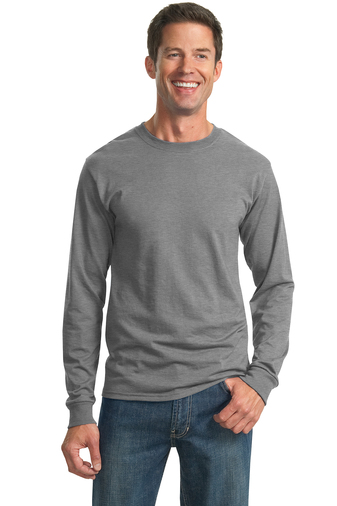 Jerzees Adult Screen Printed Heavyweight Blend 5.6 oz., Long-Sleeve T-Shirt 