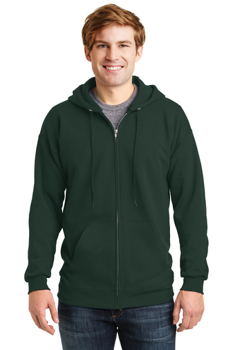 Hanes Adult 90/10 Ultimate Full-Zip Hooded Sweatshirt 